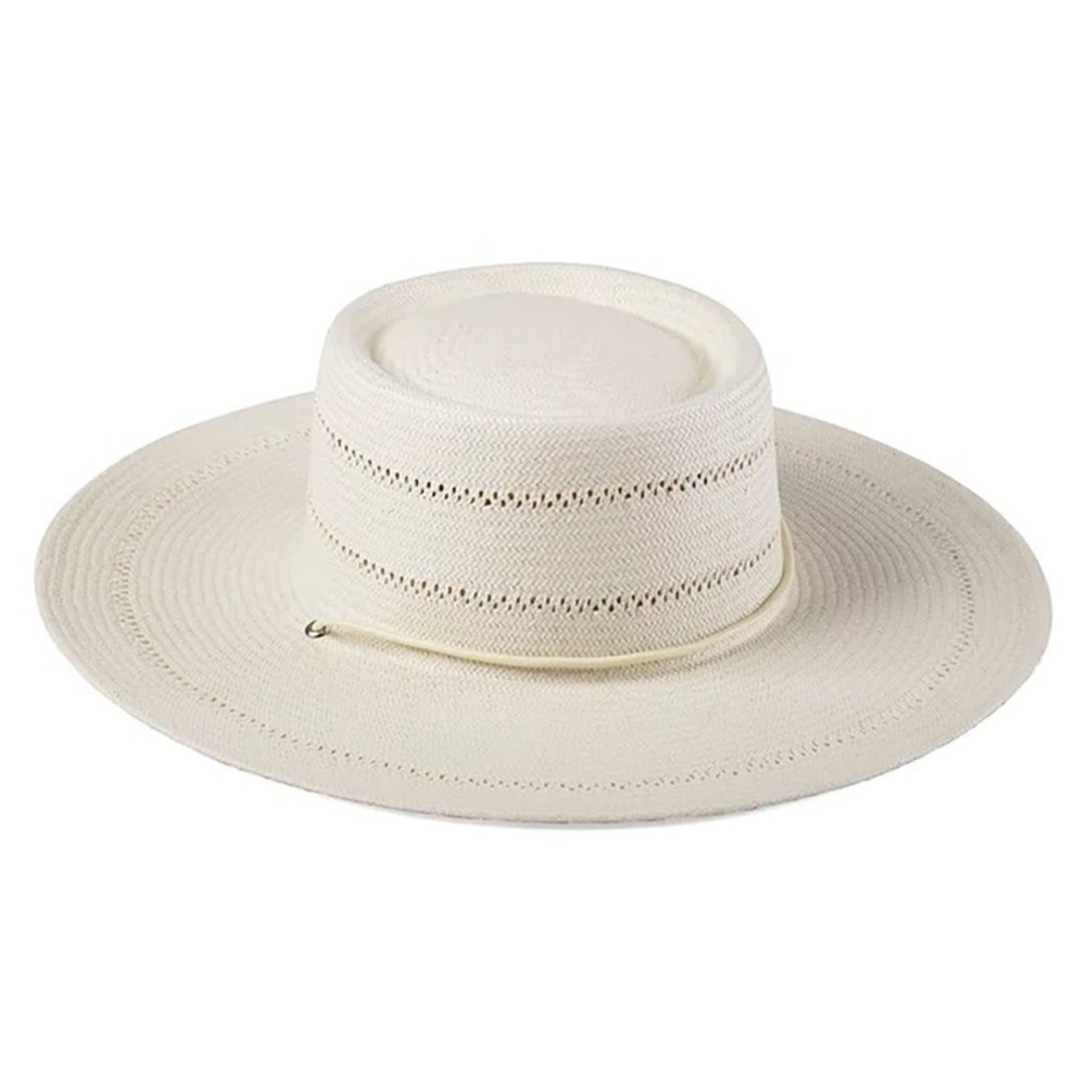 Lack Of Color Cream Wide-Brim Hat